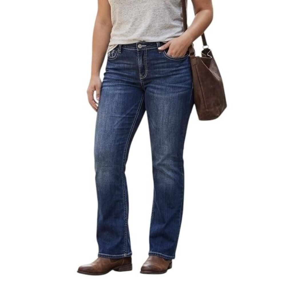 Signature By Levi Strauss & Co. Jeans Womens 18W Curvy Bootcut High Rise Stretch